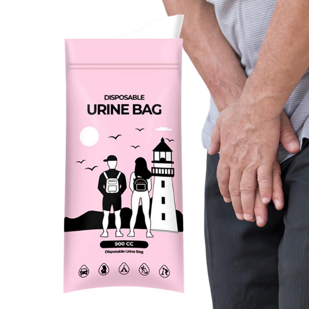 Urine Bags For Women Leak-Proof 900cc Pee Funnel Pee Bags For Travel For Men Women Elderly Camping Hiking Backpacking Car Road