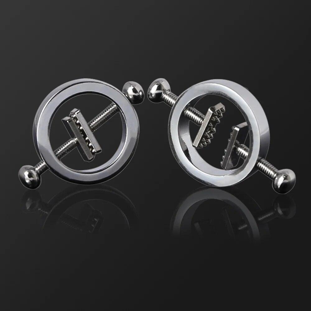 Сексуальные зажимы для сосков, металлические зажимы для груди, стимулятор сосков, эротический бондаж, флирт, дразнить, секс-игрушки для женщин, пары, БДСМ, игры для взрослых