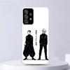 Черно-белый Kaisen J-Jujutsu Мягкий чехол для Samsung Galaxy A16 A15 A14 A13 A56 A55 A54 A53 Чехол для телефона A26 A36 A25 A35 A24 A34 A2
