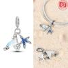 Шармы Coppermarine Element Морская звезда Хвост рыбы Подвески Подходят для браслета Charms Plataoriginal Бусины Украшения для женщин Изготовление