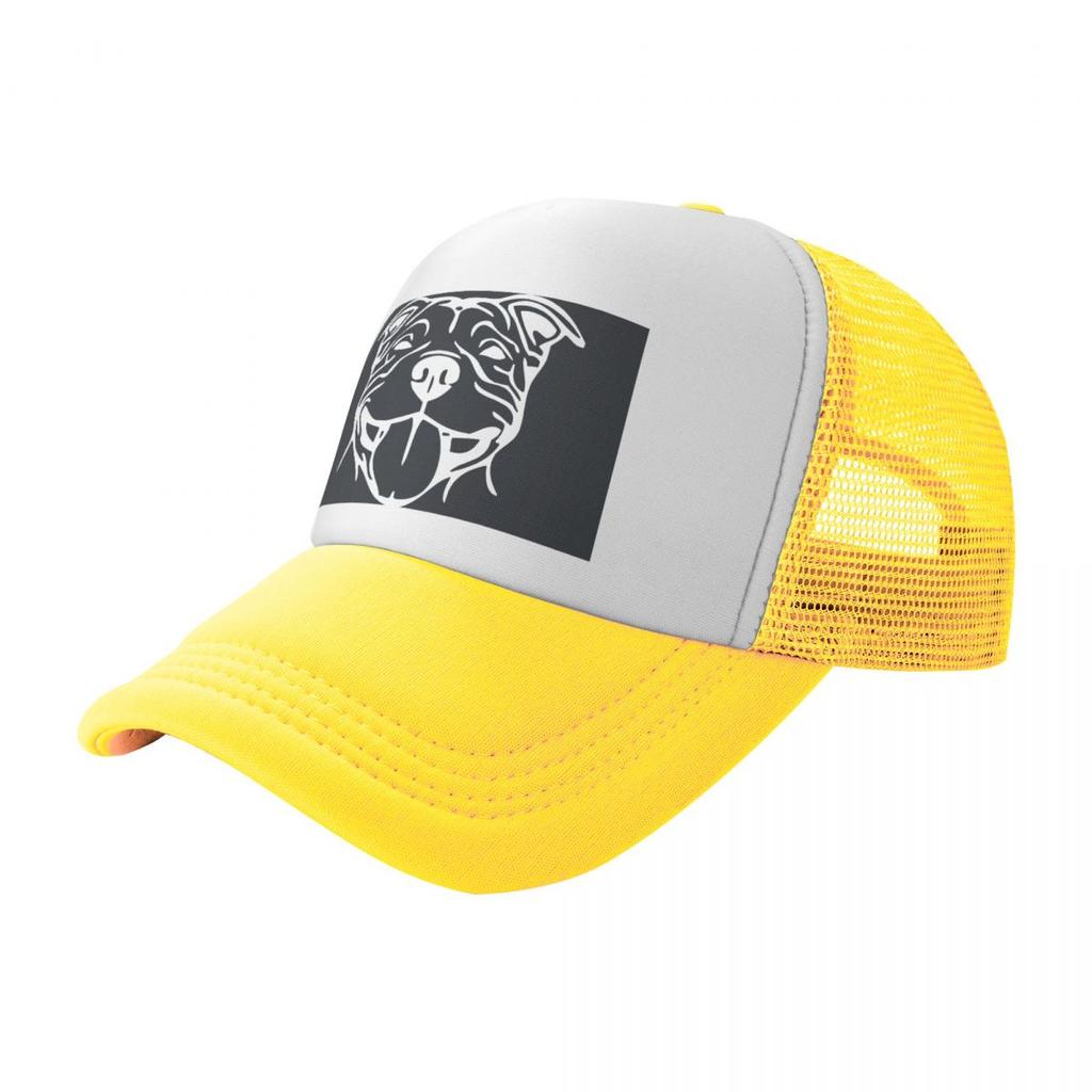 Бейсболка для стаффордширского бультерьера, летняя дышащая сетчатая шляпа, спортивная сетчатая кепка унисекс с защитой от солнца