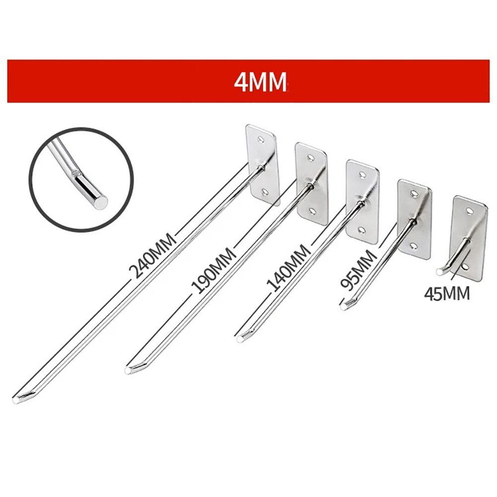 1Pcs Hardware Tool Single Line Hook Display Lewelry Hole Board Hook New Wall Hook