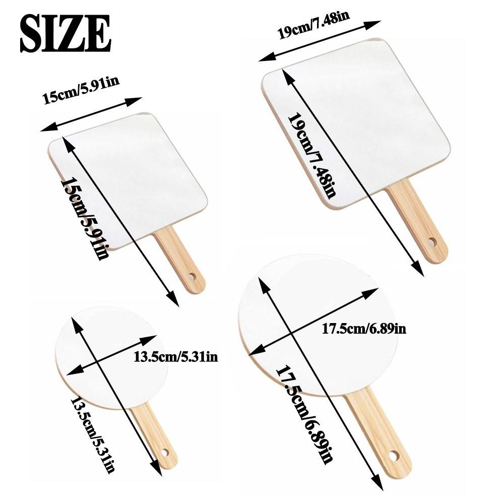 Portable Cosmetic Mirror Creative Vanity Mirror Gift Handheld Mirror  Makeup Vanity