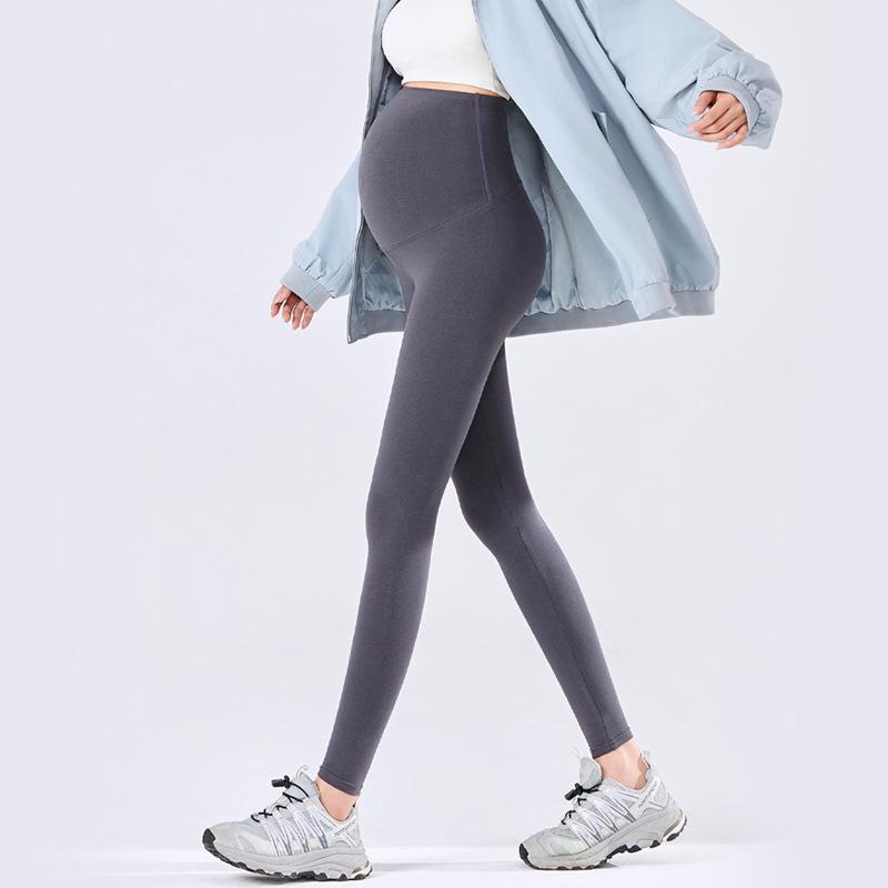 Бесшовные леггинсы для занятий йогой для беременных с высокой талией: Поддержка живота весна/лето, большой размер, высокая эластичность