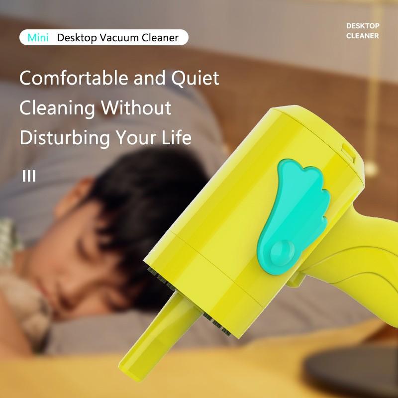 Настольный пылесос для пыли, портативная подметальная машина для стола, беспроводной пылесос, чистящие средства для рабочего стола, мини-пылесос, мультяшный очиститель