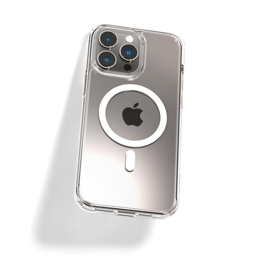 Etui Spigen Ultra Hybrid Mag Do Magsafe Do Apple Iphone 14 Pro White + Kabel 1M Lightning