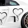 Наклейки с изображением сердца и любви, светоотражающие наклейки на окна автомобиля, багажник, хвост, PET, водонепроницаемые светоотражающие декоративные наклейки для окон автомобиля