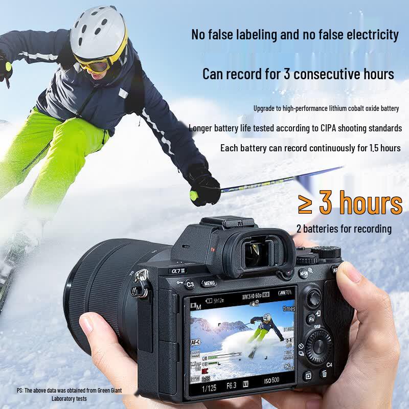 llano Запасной аккумулятор для камеры NP-FW50 для Sony, разъем CN (адаптер в комплекте)