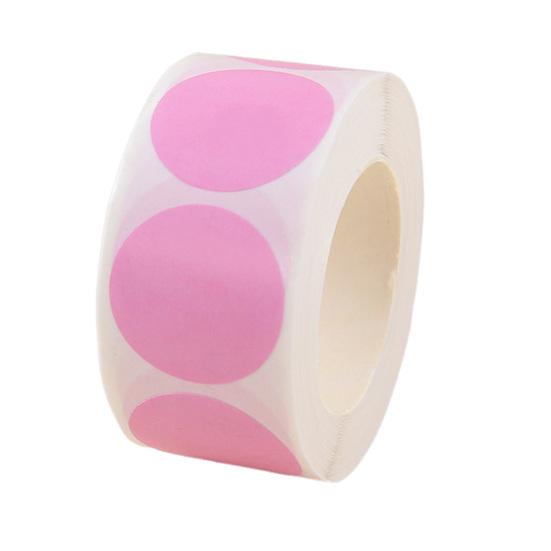 500 шт. 1" цветные наклейки с точками круглые цветные этикетки водонепроницаемые наклейки с точками в горошек для офиса, класса для студентов