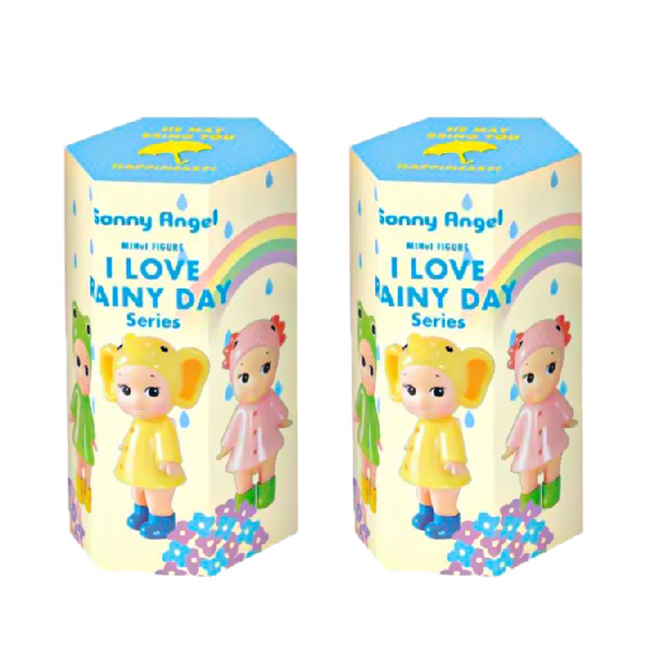 S Angle Серия 'Я люблю дождливый день' Слепой бокс Милая мини-фигурка Аниме-персонаж Модель куклы Декоративная игрушка Подарок для детей Коробка-сюрприз