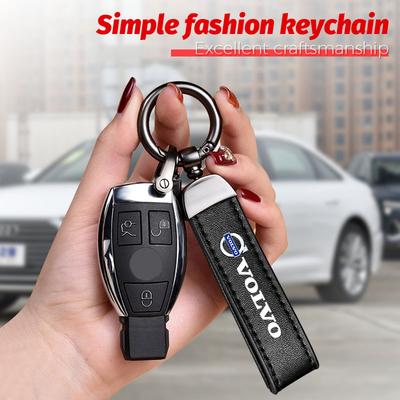 Для XC90 XC60 V50 S60 V70 V60 V40 S90 olestar AWD XC40 S80 T6 V90 Чехол для ключа автомобиля Подвеска Брелок из ПУ кожи Брелок