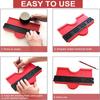 Profile Contour Gauge Ruler Multifunctional Specialshaped Irregular Curve Curve Measuring Ruler Woodworking Cutting Tile Tool
