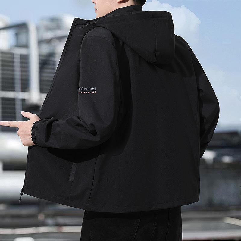 Autumn Jacket Men's Korean Version Trend Fashion Men's Top Loose Casual Jacket Spring and Autumn