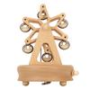 Wooden Musical Box Beech Ferris Wheel Model Handmade Music Box Gift for Christmas Birthday