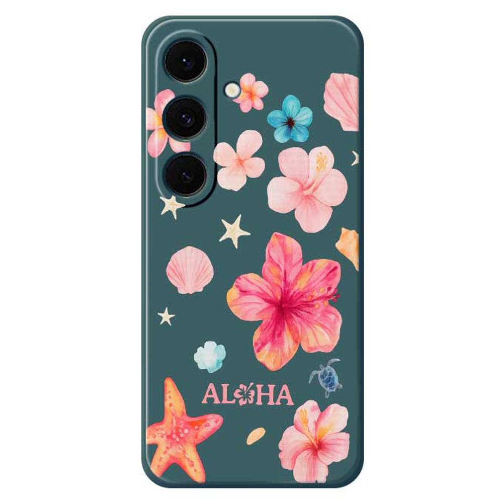 Для Samsung Galaxy S25 FE Чехол Цветочный узор Печать Прямой край ТПУ Задняя крышка для телефона