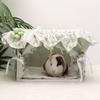 1pc Guinea Pig Tunnel House Hamster Hiding House Four Seasons Tassel Guinea Pig House Suitable for Gifts To Friends and Family