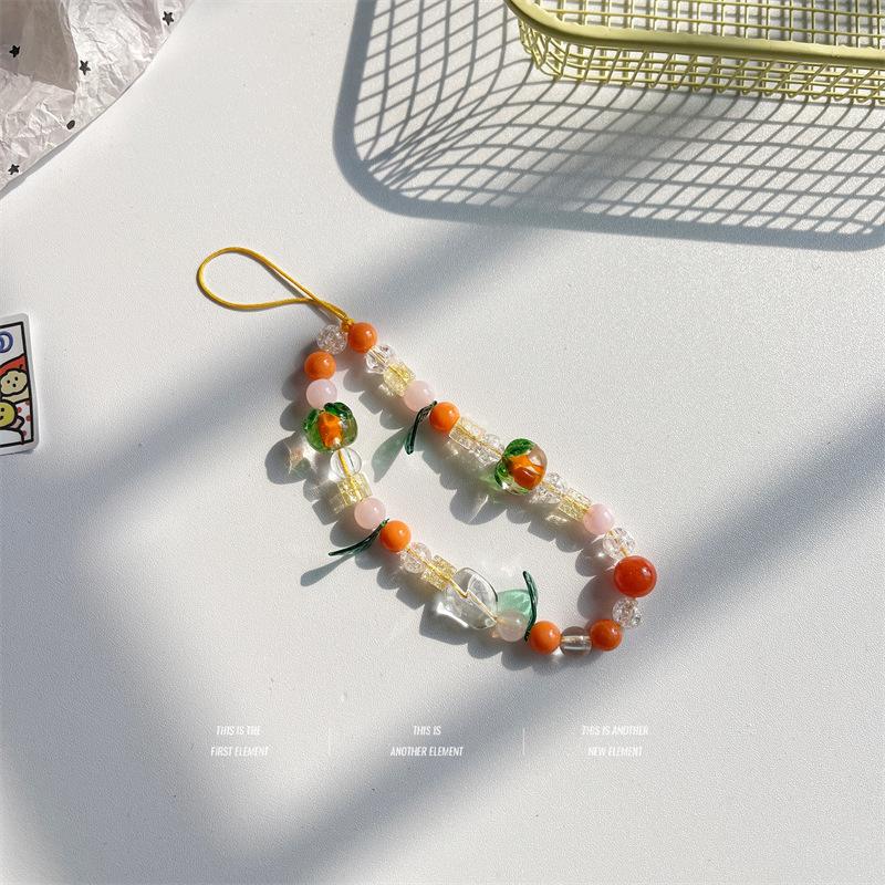 Cute Phone Charms Beaded Strap Cellphone Keychain Bear Butterfly Heart Cool Charm for Bag Keyring Camera Pendants Decor