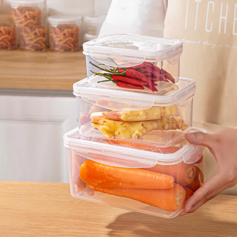 Quange 3-Piece Food Storage Container Set