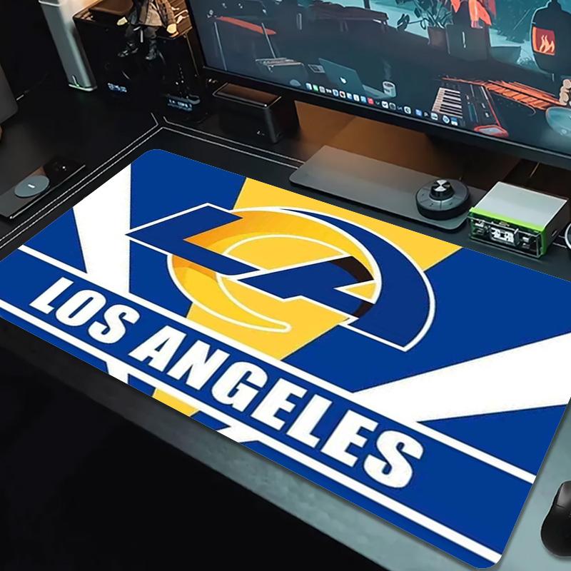 Los Angeles Rams Color Mouse Pad Large Gaming Table Cushion Non-slip Laptop Tablet Big Mousepad XXL Mat Mini PC Playmat With Lock edge