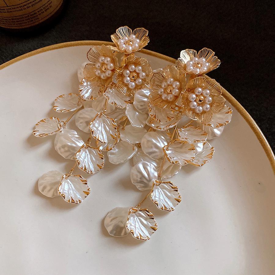 Серьги с геометрическими кисточками и цирконами, серебряная игла: Роскошные Высококачественные Модные Серьги для Женщин