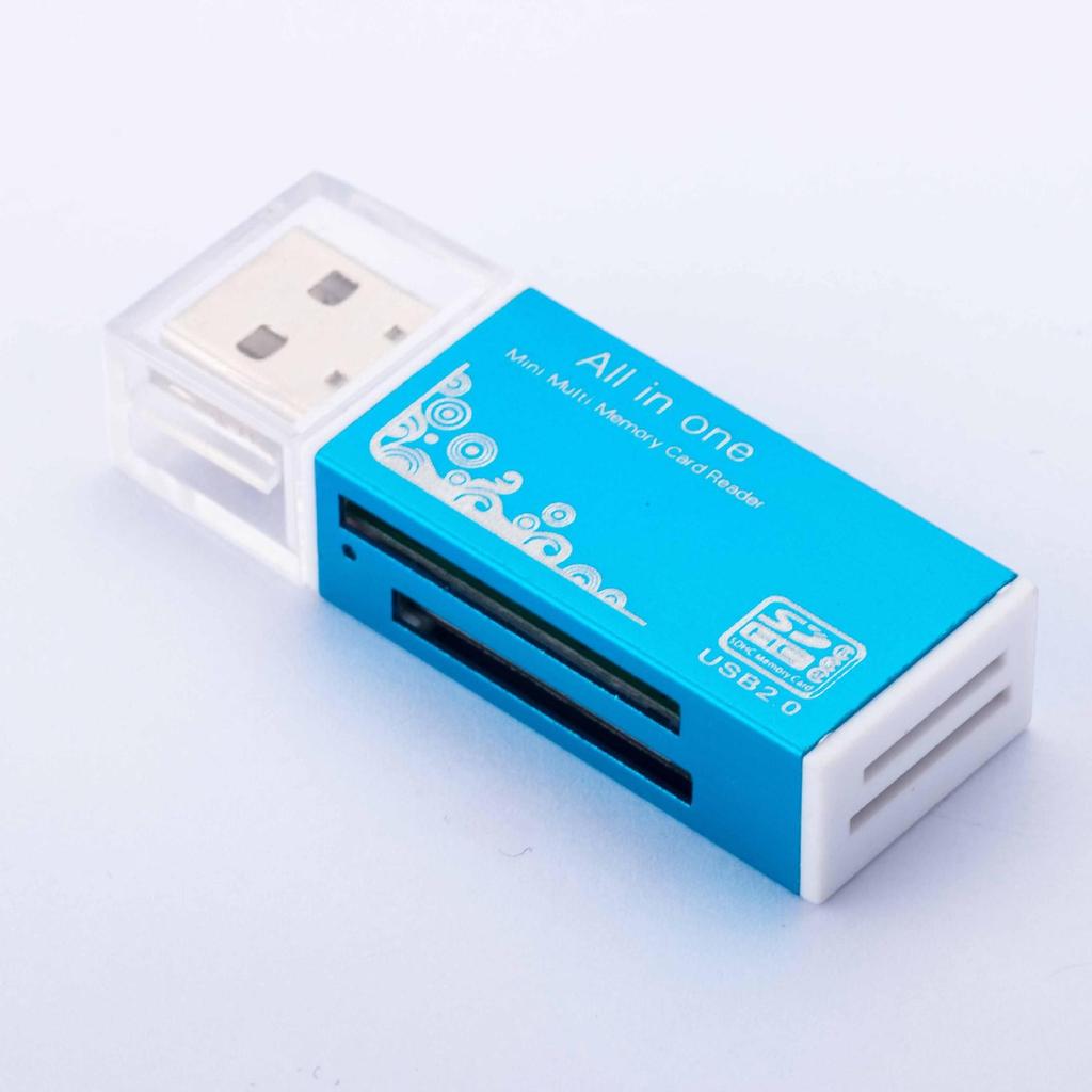 Высокоскоростной USB 2.0 кард-ридер «все в одном» Shiyou SY-638: Поддерживает карты TF, M2, MS, SD