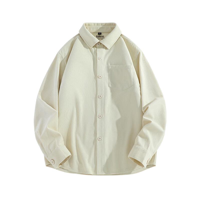 Baleno Heavyweight 260g Autumn Unisex Shirt Button Cardigan Casual Trendy Couple Outerwear