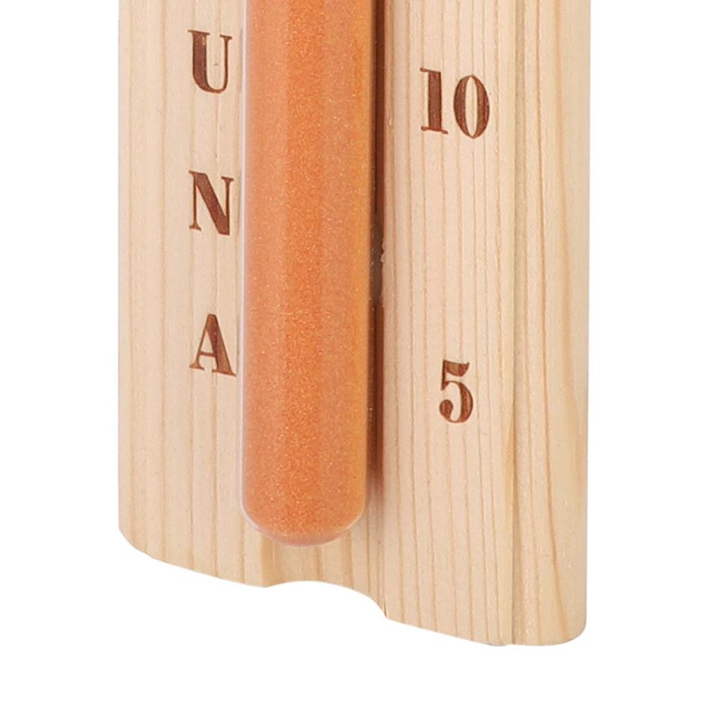 Pine Sauna Hourglass Clock Accurate Heat Resistant Wooden Sand Timer for Spa Bath