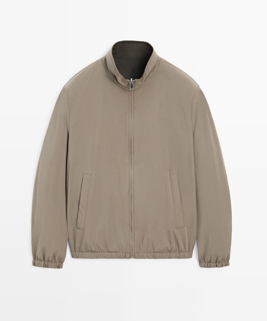 Короткая двусторонняя куртка Massimo Dutti