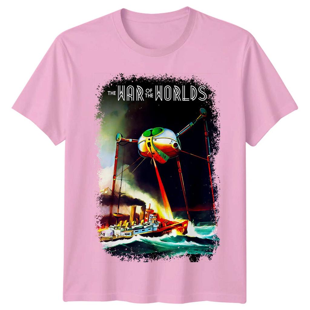The War of the Worlds 1953 Movie T Shirt Womens Unisex Cotton Tee Casual Summer Oversized Humor Short Sleeve Streetwear Top