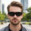 European American Street Style Futuristic Y2K Millennial Sunglasses Unisex Unique Influencer Matching Uv Protection Daily Eyewear