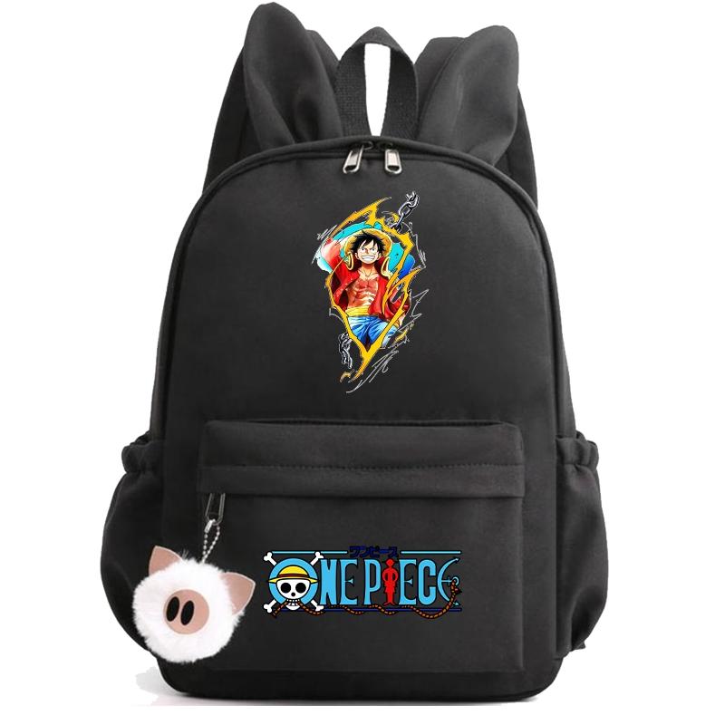 Anime One Piece Backpack Teenager Girl Boy Backpack Schoolbag Back To School Bookbag Men Women Leisure Travel Bag Daily Bag