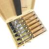 Wood Carving Tools Energy Diia Professional Set includes double-sided sharpening stone, solid wood, high durability, flat blade sharpness