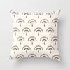 Modern Minimalist Abstract Pillow Cover Minimalist Geometric Peachskin Velvet Cushion