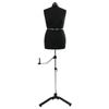 Adjustable Dress Form for Women Black Velvet