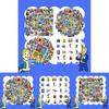 Sheets 50 Fallout Game Graffiti Stickers Luggage Laptop Diy Not Adhesive
