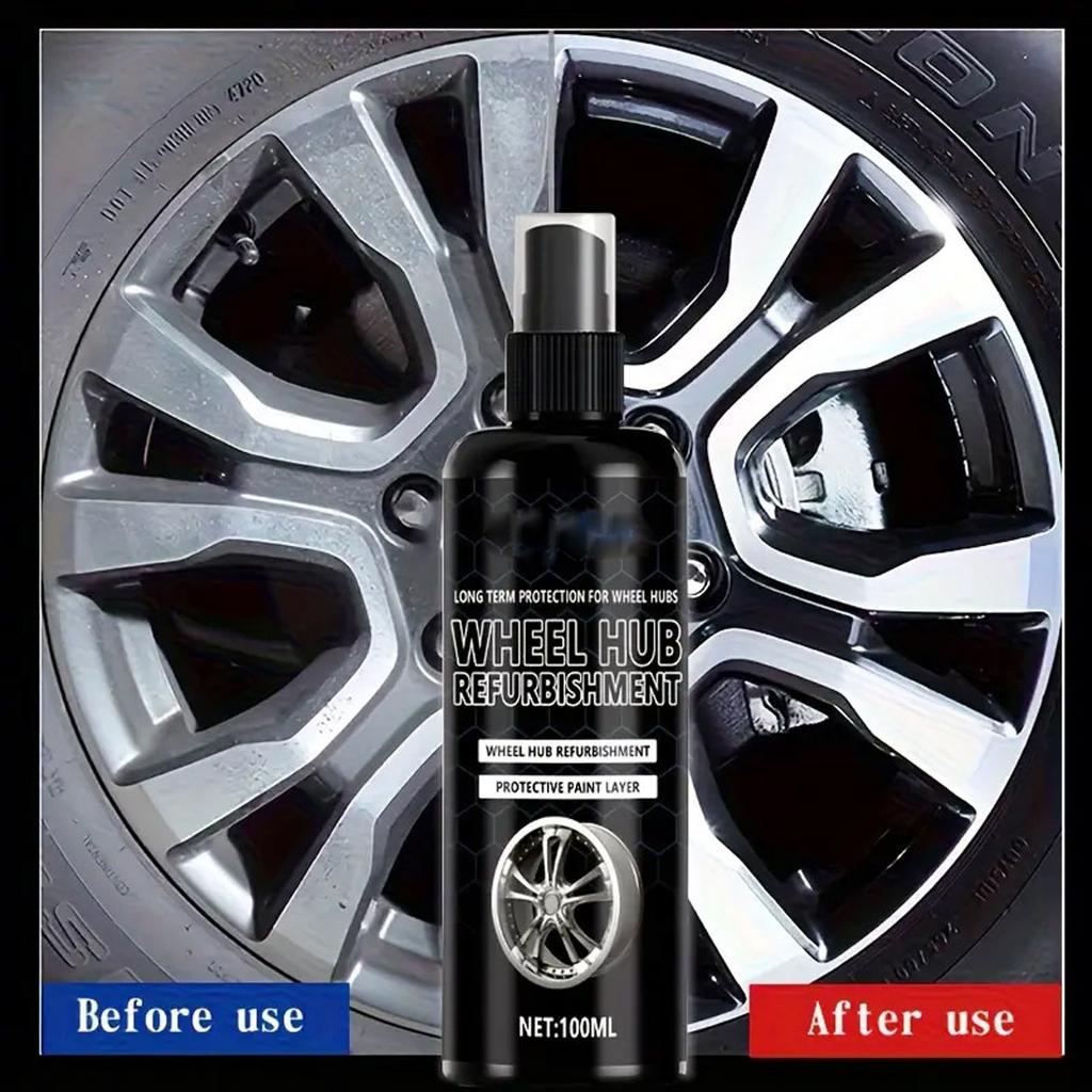 Iron Remover, Wheel Refurbishment Fluid, Remover, Paint And Dirt Cleaner For Ferrous Alloy And Steel Wheels