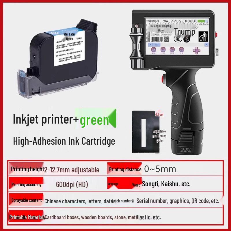 Chuangpu T1 Handheld Inkjet Printer for Large Font Date and Number Coding