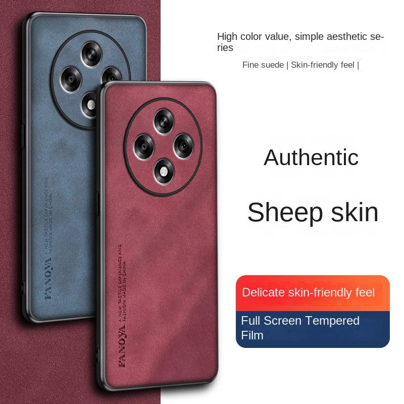 Чехол из овечьей кожи Magsafe для OPPO Reno 12 12 Pro с беспроводной зарядкой, противоударный, магнитный, совместимый с чехлом Magsafe