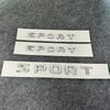 3D Металлическая Наклейка на Автомобиль Буквы SPORT Хромированная Серебристая Значок-Эмблема на Боковое Крыло Задний Багажник