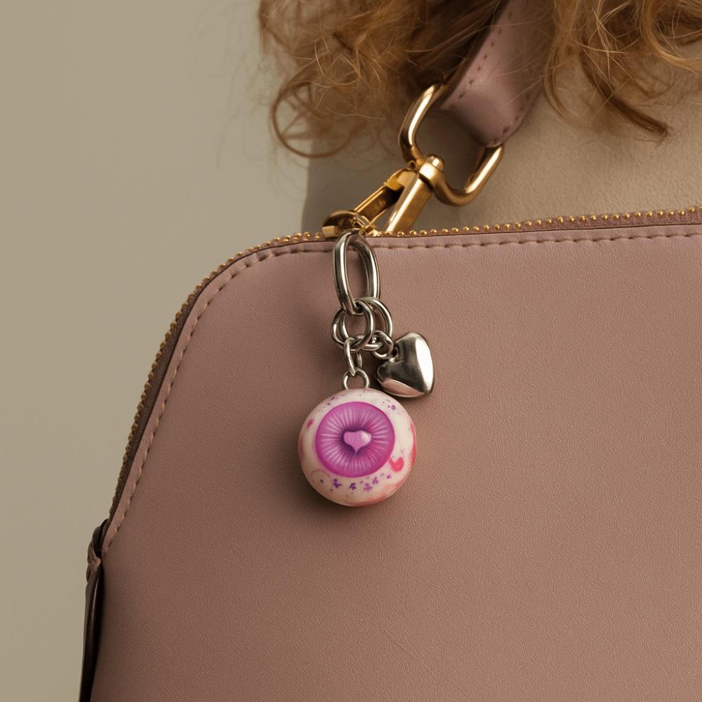 Eyeball Charms Gothic Eye Keychain Resin Material Eye Keychain Halloween Eyes Keychain  Cool Decor