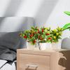 2 шт. Маленький Фруктовый Бонсай Искусственное Растение Искусственный Красный Плодовый Перец Кумкват Лимонное Дерево Растения В Горшках Домашний Цветочный Декор Двор Сад