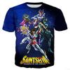 Футболка Saint Seiya, модный хип-хоп аниме принт, 3D мужская футболка