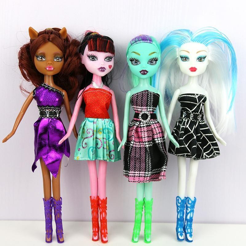 1pcs Dolls New Style High Dolls Monster Fun High Moveable Joint Body Fashion Dolls Girls Toys Best Gift