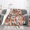 Jj Outer Banks Collage Blanket Flannel Print Fluffy Throw Thick blankets for Bed Home Cou