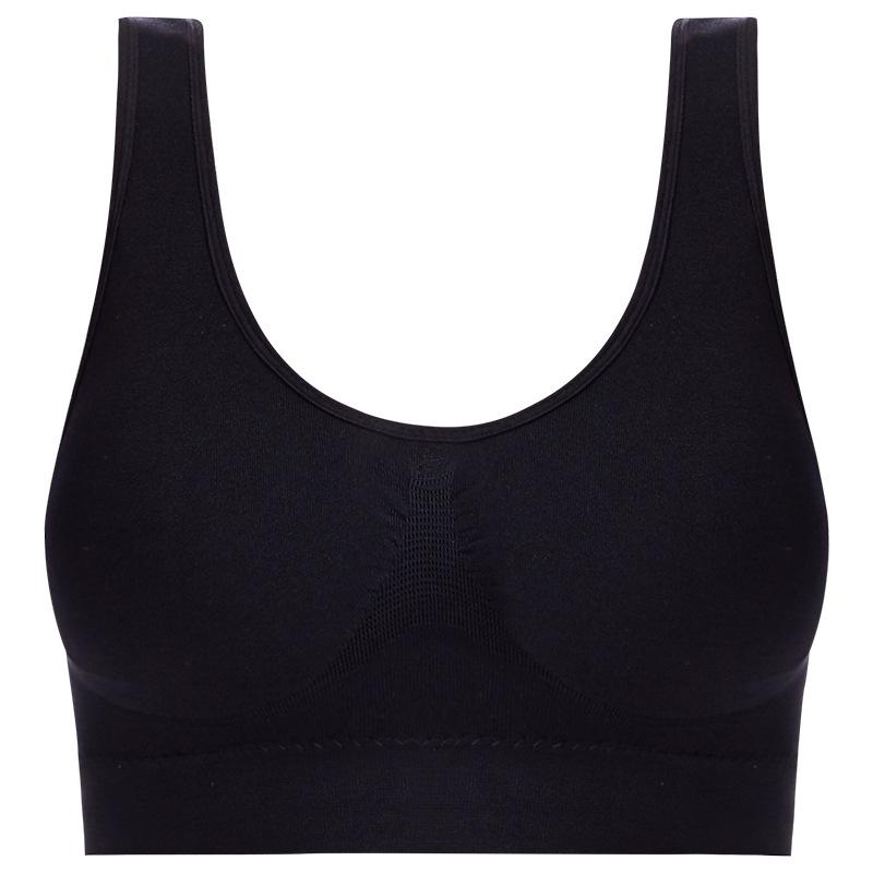 Women Sport Yoga Bras Plus Size Seamless Brassiere Breathable Wire Free Bralette Underwear Comfortable Active Removeable Padded
