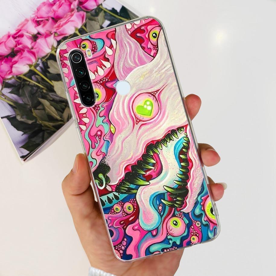 Для чехла Xiaomi Redmi Note 8T Note 8 2021 Чехол Популярный Мраморный Прозрачный Силиконовый Мягкий Funda Для Xiaomi Redmi Note 8 Pro Note8 Coque