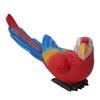Parrot Sculpture Ornament Waterproof Lifelike Synthetic Resin Decorative Bird Statue for Garden
