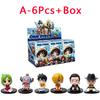 Горячая 6-7 см Аниме One Piece 12 шт. Сидячая Поза Фигурка Действия Луффи Нами Модель из ПВХ Настольное Украшение Игрушка Праздничный Подарок
