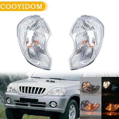 Фара Передний Угловой Фонарь Для Hyundai Terracan 2001-2006 Указатель Широкий Фонарь Лампа Указателя Поворота С Лампочкой 92301-H10 92302-H10