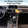 Automobile Cup Holder Tray Powerful Multi-functional Solid Vehicle Cup Holder Tray Car Drink Cup Holder Snack Tray Table Auto Cup Holder Tray